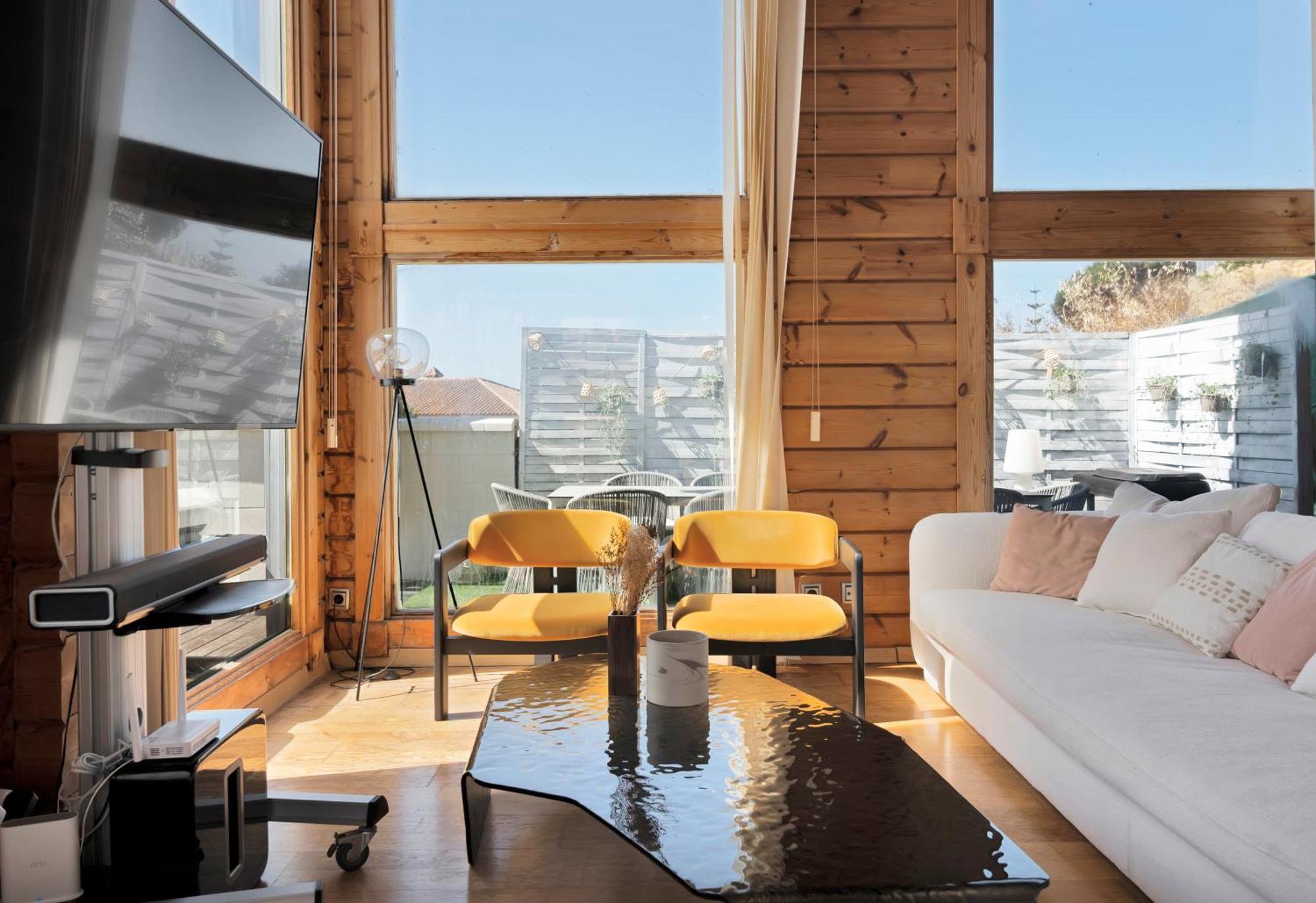 Increible Villa De Madera Con Vistas Al Mar Algeciras Esterno foto